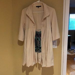 Jacket designer small cream